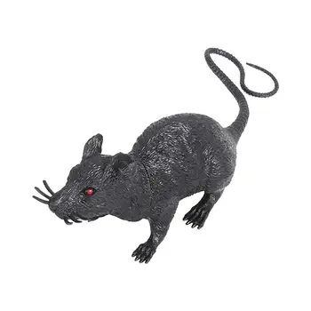1 шт. Реалистичная игрушка для мышей, жуткая игрушка для крыс, игрушка для розыгрышей на Хэллоуин, Жуткий декор на Хэллоуин