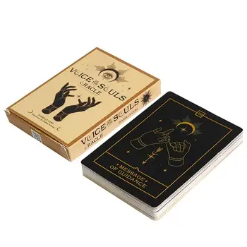 Колода карт Оракула Таро Голос Душ Оракул 44 Карты Колода Карт Таро Изысканная Настольная игра Полная английская версия Колоды Оракула