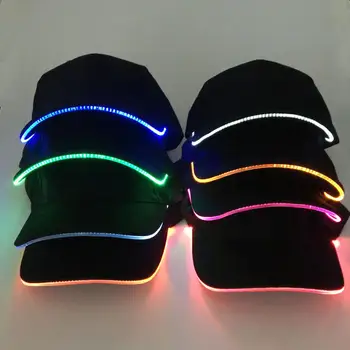 Z3 Регулируемые 2023 Новые дизайнерские бейсболки со светодиодной подсветкой, светящиеся Регулируемые шляпы, идеально подходящие для вечеринок в стиле хип-хоп, бега и многого другого