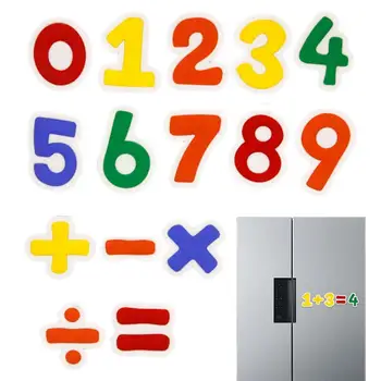 Магниты на холодильник Для детей, Числовые магниты, Математическая игра на холодильник, Распознавание чисел, Магниты на холодильник для малышей, Магнитные игрушки