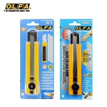 OLFA Япония импортировала 25 мм сверхмощный режущий нож, противоскользящий инструмент, резиновая прокладка, пильный диск H-1/HSW-1