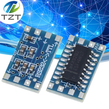 10 шт./лот mini RS232 MAX3232 Levels to TTL level converter board плата последовательного преобразователя Дропшиппинг